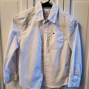 Boys white button shirt size S